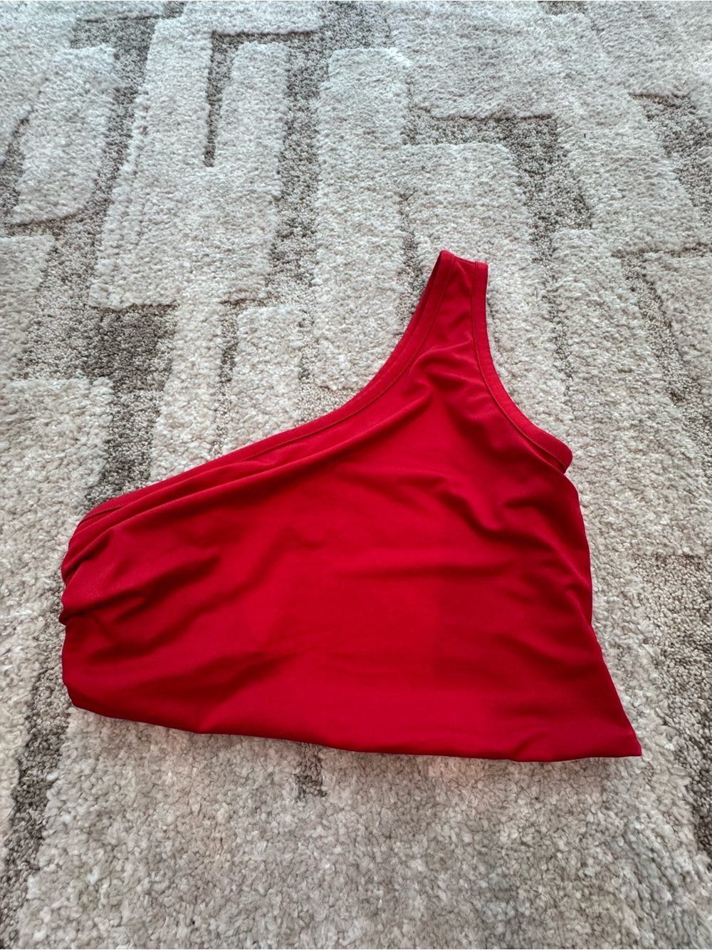 One Shoulder Crop Top